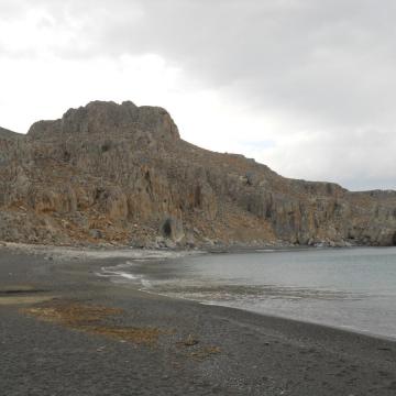 Trachoulas beach, east to Lendas