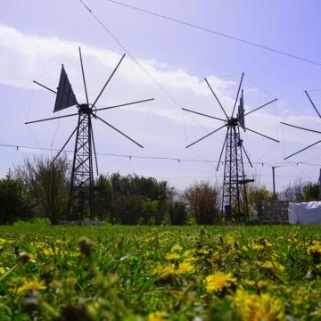 Windmills (wind-pumps) at the Lasithi plateau