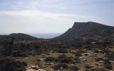 Kefali peak and part of Martsalo gorge