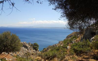 View to Chania golf, from Rodopou peninsula